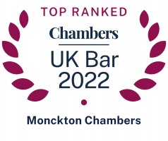 Chambers and partners UK Bar 2022 Top Tier set for Competition, EU Law, Telecoms, Procurement and Indirect Tax