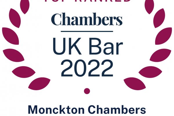 Chambers and partners UK Bar 2022 Top Tier set for Competition, EU Law, Telecoms, Procurement and Indirect Tax