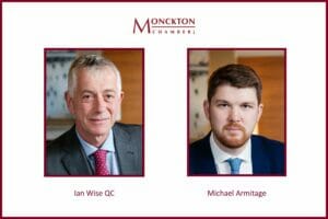 Headshots of Ian Wise QC and Michael Armitage