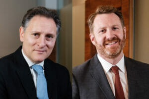 Head shots of Jon Turner QC and Rob Williams