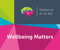 Wellbeing at the Bar